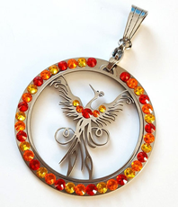     Phönix Feuervogel      Schmuck ©einStein design         