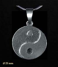 Yin-Yang Amulett Thai-chi Schmuck     Anhänger   Edelstahlschmuck    