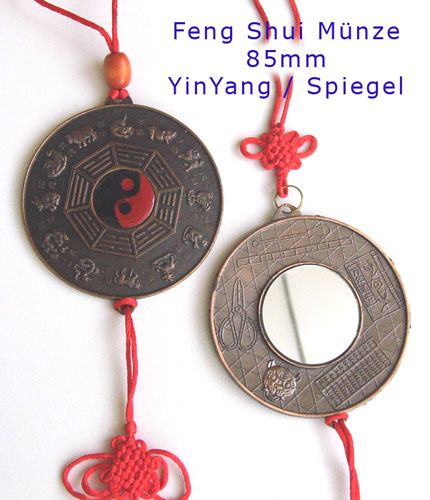 Feng Shui 6er Münzenband groß Wohlstandsmünzen I Ging Münzen 