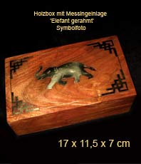   Holzbox Intarsien Holzkassette  