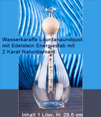   Wasserkaraffe Lourdanaundquot 