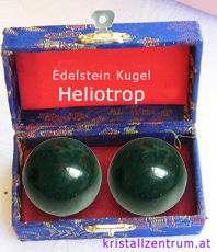  Qi Gong   Edelsteinkugel Heliotrop