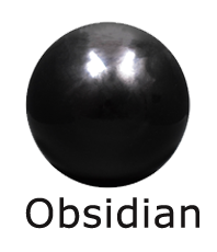  Qi Gong   Edelsteinkugel  Obsidian