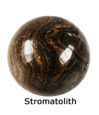 Qi Gong   Edelsteinkugel Stromatolith