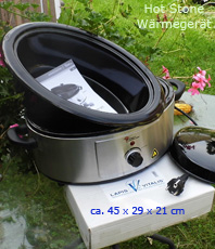   Hot-Stone-Set   Hot	Stone Wärmegerät 