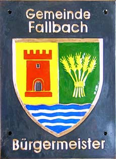 Fallbach Gemeindewappen B�rgermeister 