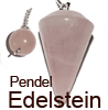     Edelstein Pendel Rosenquarz  