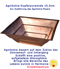              Agnihotra-Pyramide                              Pyramide aus Kupfer                      
                                                    
                                  
 