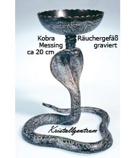 Räucherschalen  Schlange kobra      