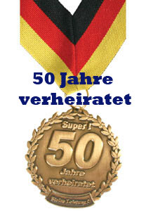 Hochzeit Geschenke Medaille   50 Jahre verheiratet   
