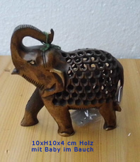   Elefant Holz 