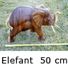   Elefant geschnitzt 50cm H40cm Soarholz  erhältlich'im Kristallzentrum    
