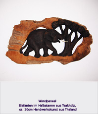      Elefant  Wandpaneel   